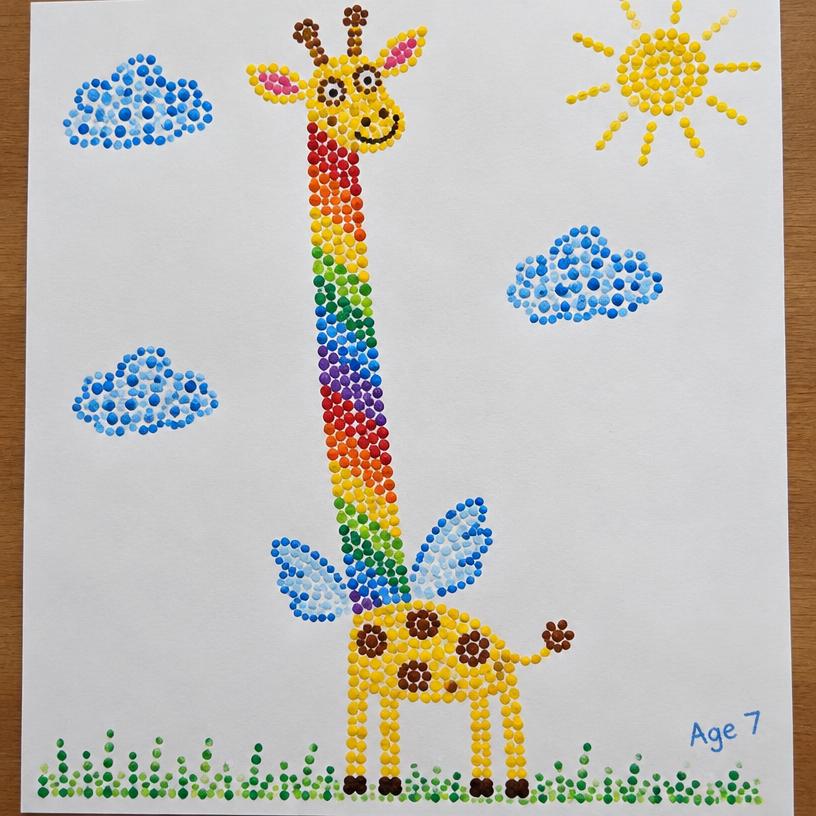 Artwork of Skydot Giraffe