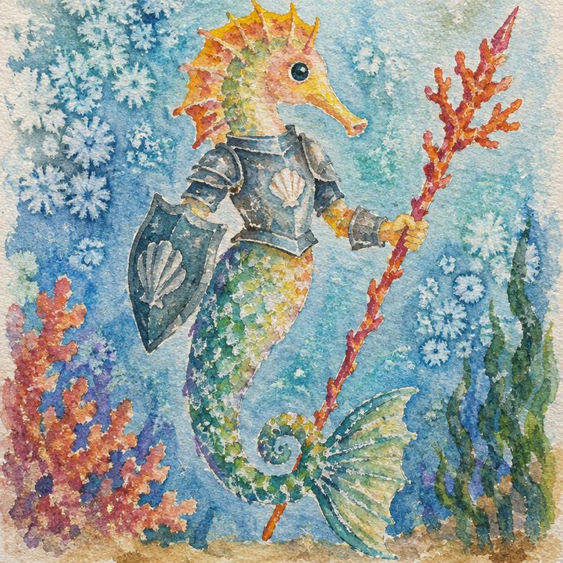 Artwork of Coral Knight